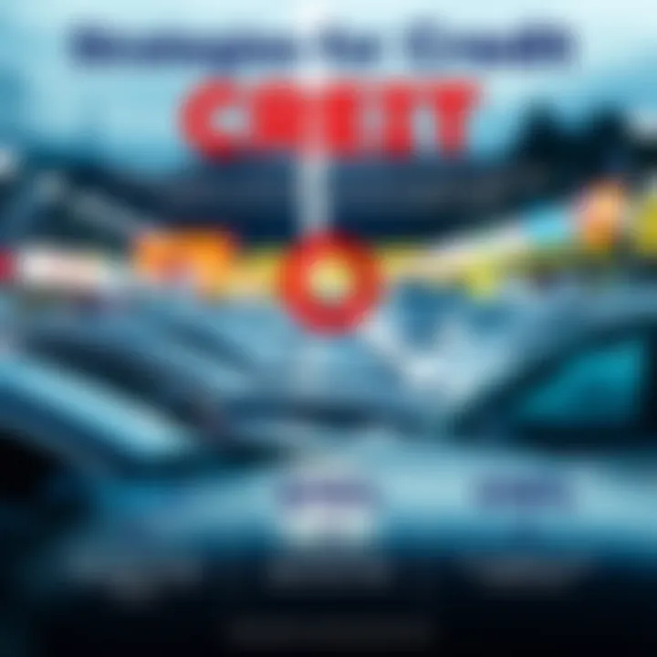 Strategies for Credit Improvement Infographic on improving credit health