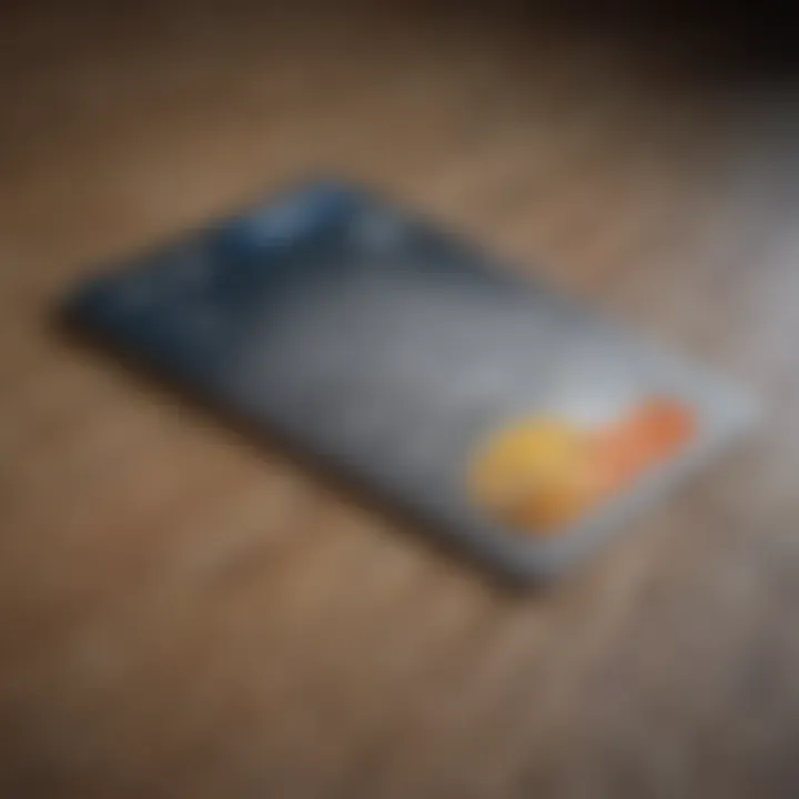 A credit card with cash emerging from it