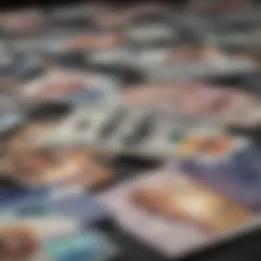 A close-up of various forms of identification typically required.