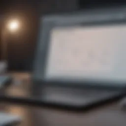 A laptop displaying tax filing software