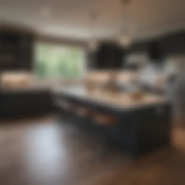 Interior of a beautifully remodeled kitchen reflecting modern aesthetics.