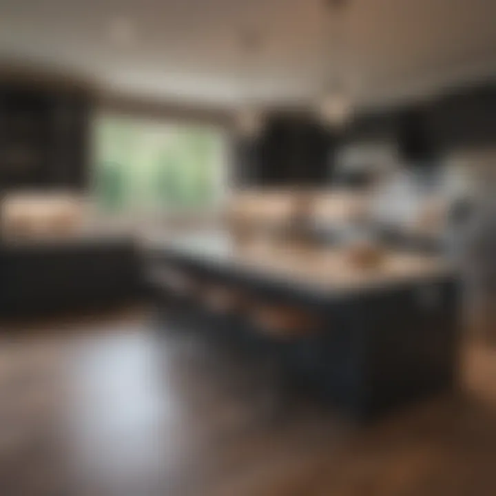 Interior of a beautifully remodeled kitchen reflecting modern aesthetics.