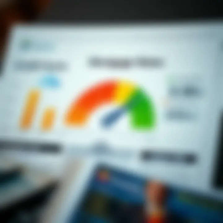 Credit Score and Mortgage Rates A graphical representation of credit score impact on mortgages