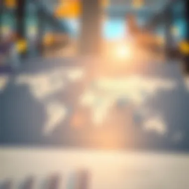 Mortgage Lending Landscape A conceptual map showcasing the mortgage lending landscape