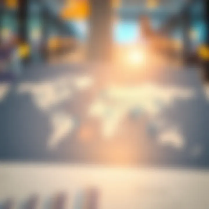 Mortgage Lending Landscape A conceptual map showcasing the mortgage lending landscape