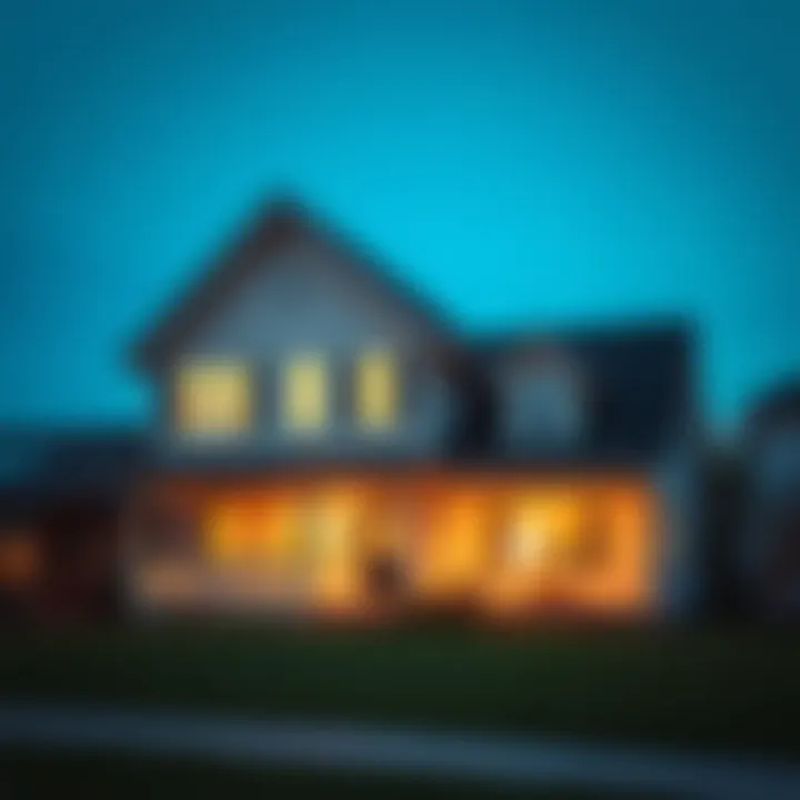 Home with no down payment concept