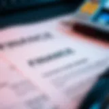 Understanding Finance Documentation Detail-focused view of car documents showcasing finance terms