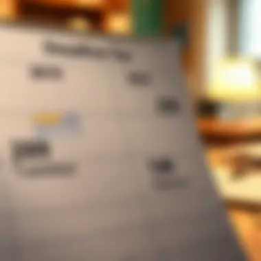 Calendar highlighting tax deadlines