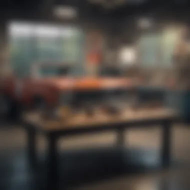Negotiation Tactics for Acquiring an Auto Repair Shop A negotiation table setup symbolizing the strategic discussions involved in purchasing an auto repair shop.