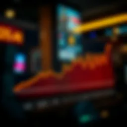 Graph showing interest rate trends over time