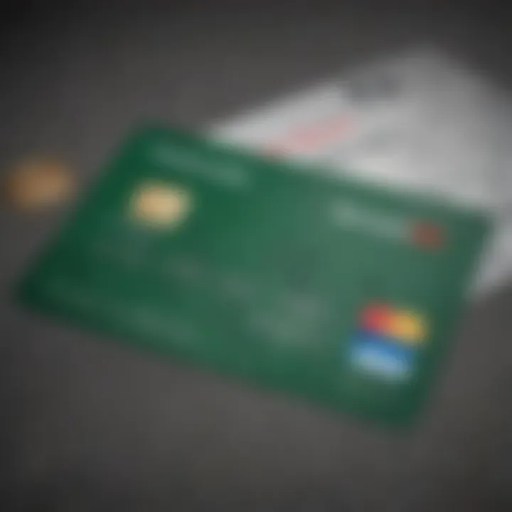 Illustration of rewards points earned through the credit card