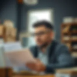 A thoughtful individual reviewing mortgage options