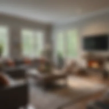 Effective Home Staging Techniques A well-staged living room ready for showing