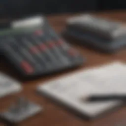 A financial calculator displaying different loan repayment scenarios