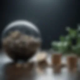 Visual representation of compounding interest growth