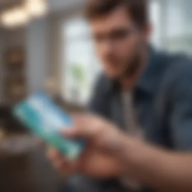 How Credit Scores Are Affected by Credit Card Usage Illustration depicting the impact of credit scores