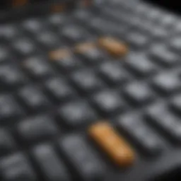 Detailed view of a mortgage calculator interface displaying three-year options.