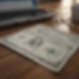 Conceptual illustration of online banking