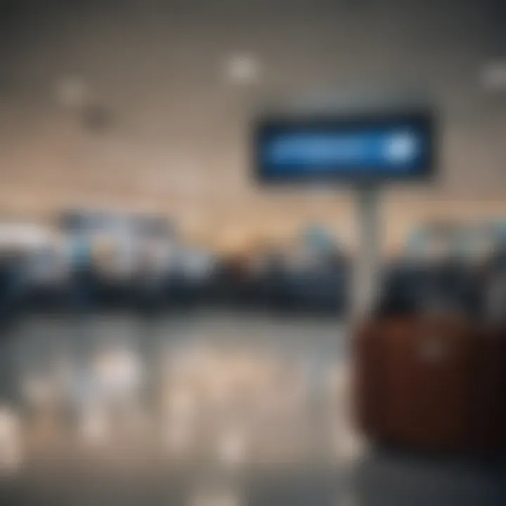 Traveler experiencing a trip delay at an airport