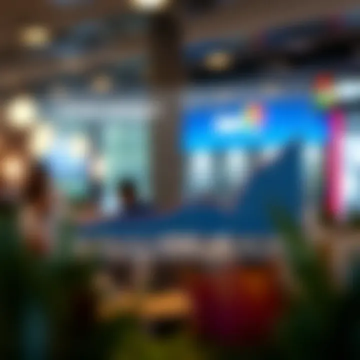 Graph illustrating charges overview between Amex and Google