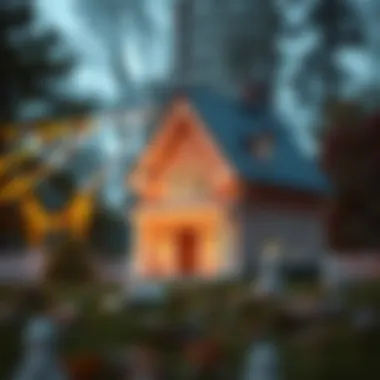 Impact of Appraisal Costs on Home Equity A house with financial symbols representing equity