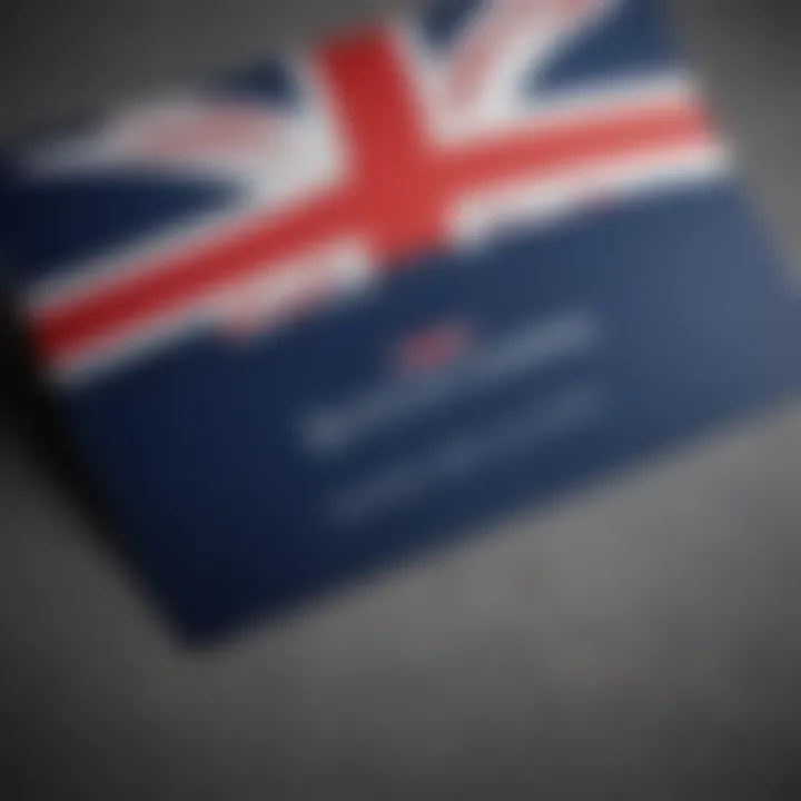 A close-up of a British Airways Points Card showcasing its design and features