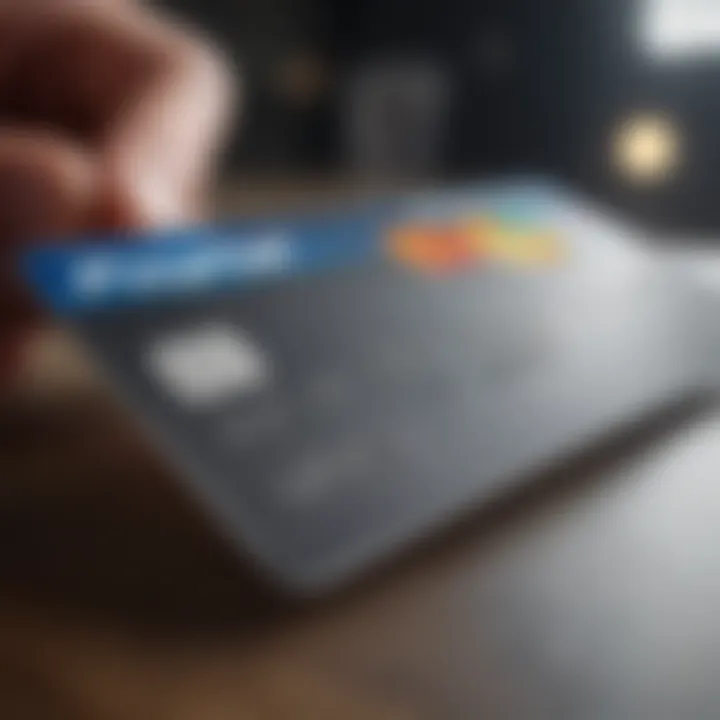 PayPal card payment interface showcasing debit and credit options