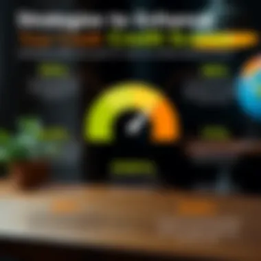 Strategies to Enhance Your Credit Score Infographic on strategies to enhance credit scores