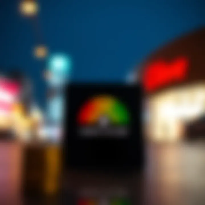 Impact of Credit Score on Financial Products Visual representation of credit score impact