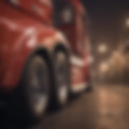 Illustration of credit score impact on truck leasing agreements