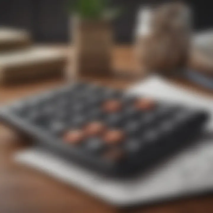 Calculator displaying potential savings through refinancing