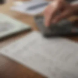 Visual representation of down payment calculations