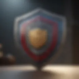 Shield symbolizing credit protection