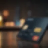 Visual representation of credit card statistics and trends