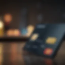 Visual representation of credit card statistics and trends