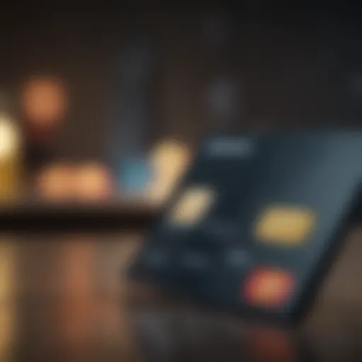 Visual representation of credit card statistics and trends