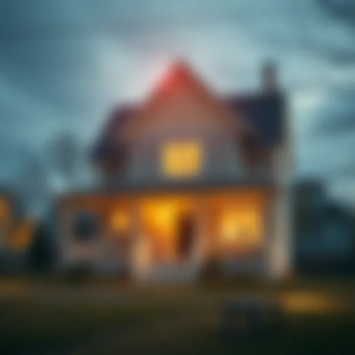 Illustration showing the concept of Home Equity Line of Credit