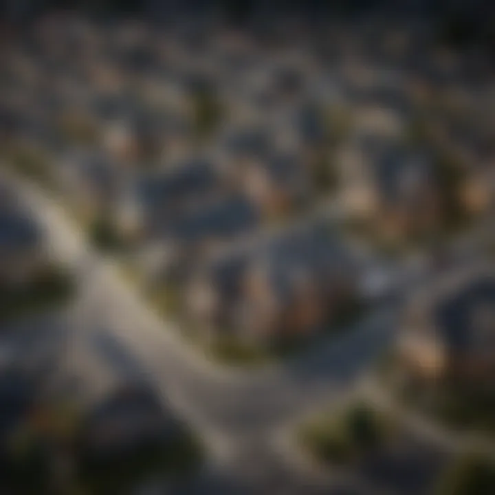Map showing varying local housing market conditions