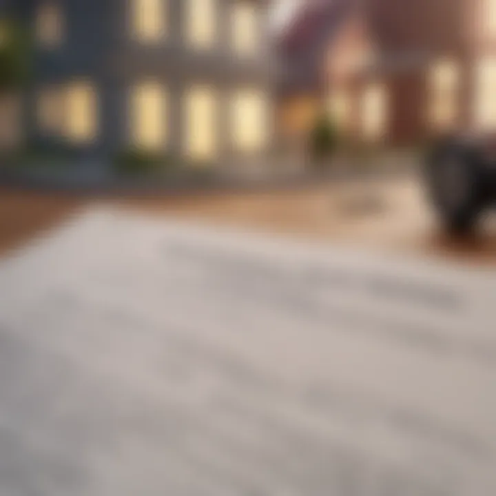 Visual representation of mortgage loan application process