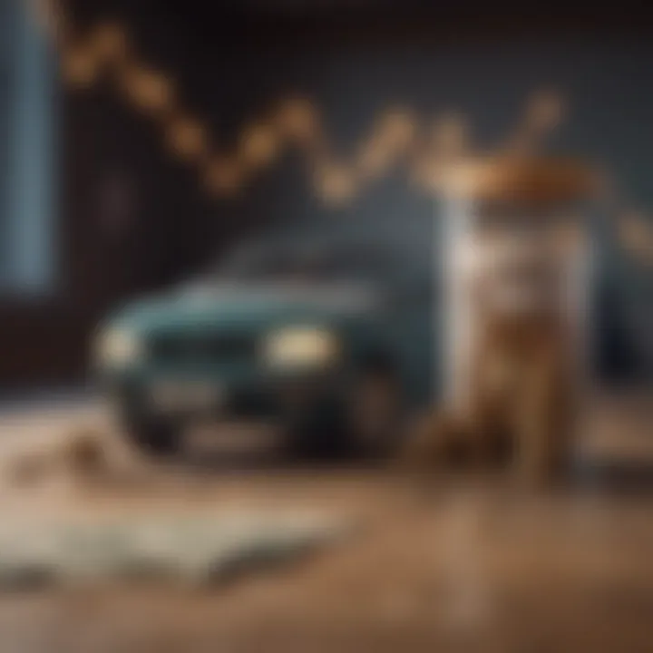 Visual representation of interest rate fluctuations