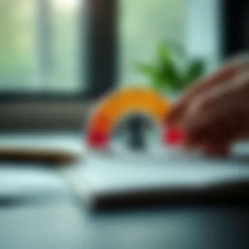 Impact of Loan Forgiveness on Credit Score Conceptual illustration of credit score impact due to loan forgiveness