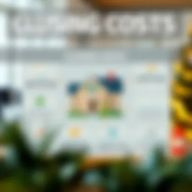 An infographic depicting various closing costs in a home purchase