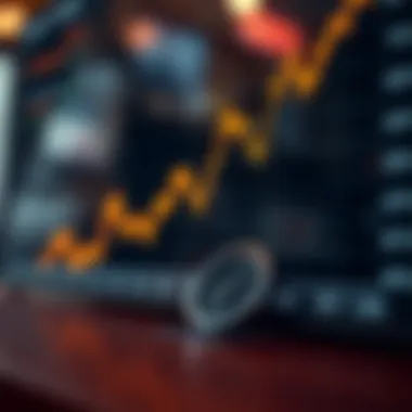 A visual representation of fluctuating interest rates over time