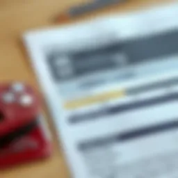Credit score report highlighting key factors