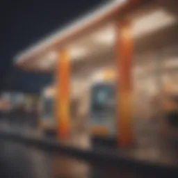 Illustration of the architecture of shell online payment systems