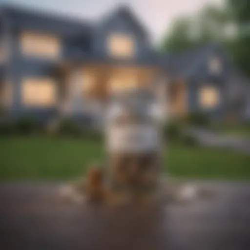 Visual representation of fixed costs in mortgage refinancing