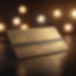 Visual representation of credit card features