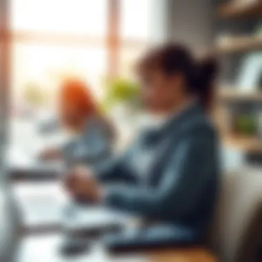 Illustration of loan application process