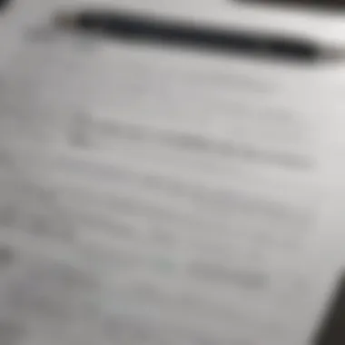Detailed tax return document showcasing various sections