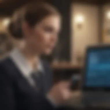 Illustration of digital banking interface showcasing Zelle integration